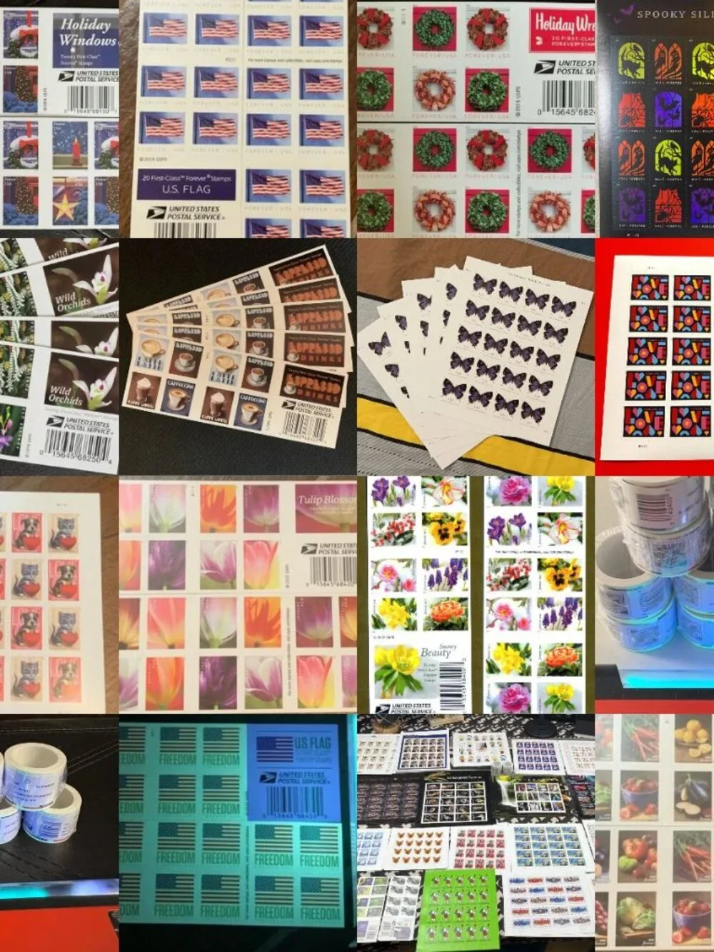 1000 pieces American flag 2023 Forever Stamp USA Collectible & Usable